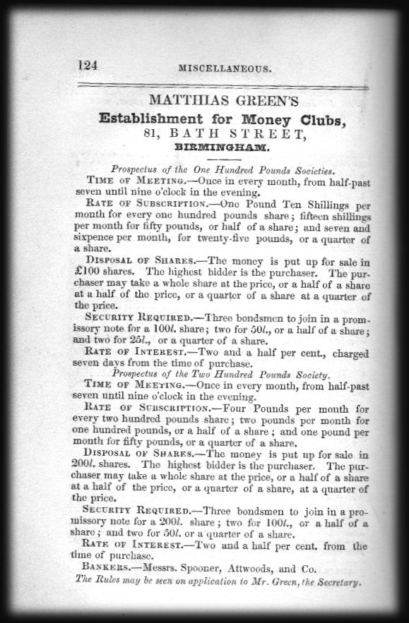 money club 1838